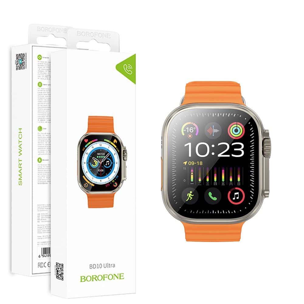 Borofone BD10 Ultra Answer /Make Calls 2 inch Bluetooth 5.3 Sports Smart Watch For Men /Women (Titanium Gold) Borofone BD10 Ultra Answer /Make Calls 2 inch Bluetooth 5.3 Sports Smart Watch For Men /Women (Titanium Gold)